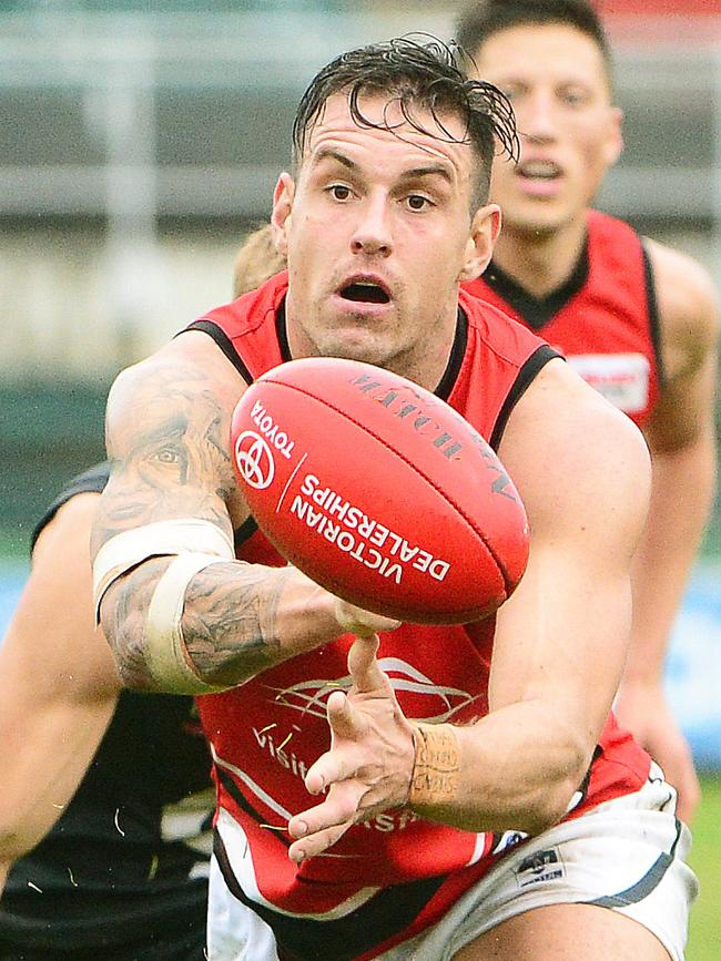 Former Frankston VFL ruckman Michael Sikora played a key role. Picture: Carmelo Bazzano