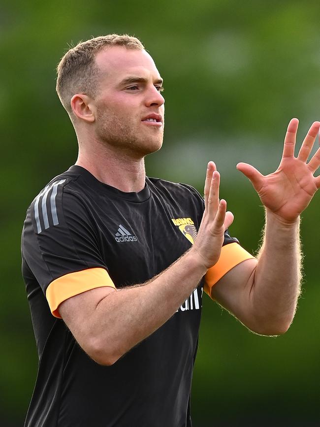 Tom Mitchell has been spending more time forward in 2022. Picture: Quinn Rooney/Getty Images