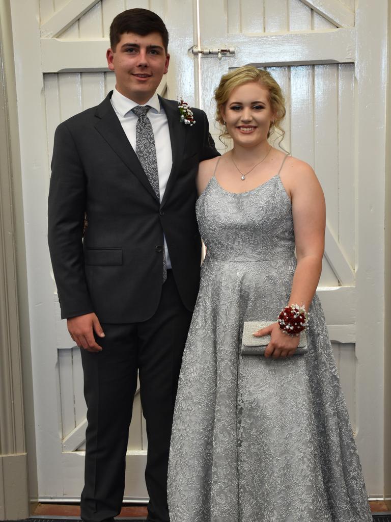 Joseph Hume and Mackenzie Ganly at the Assumption College formal.