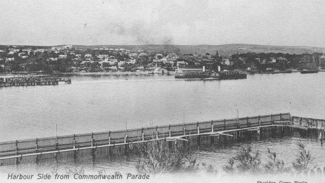 The ladies’ baths in the early 1900s. Picture Northern Beaches Library