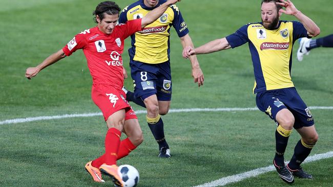 Spaniard Pablo Sanchez scored 17 times in two A-League seasons with Adelaide United. Picture: Sarah Reed