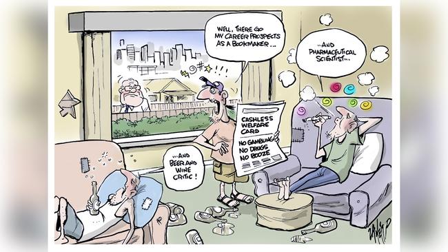 Paul Zanetti Letters page cartoon for 09-09-2019Version: Letters Cartoon  (1280x720 - Aspect ratio preserved, Canvas added)COPYRIGHT: The Australian's artists each have different copyright agreements in place regarding re-use of their work in other publications.Please seek advice from the artists themselves or the Managing Editor of The Australian regarding re-use.