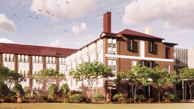 Artist's impression of the proposed mother's unit at the Mater hospital site in South Brisbane.