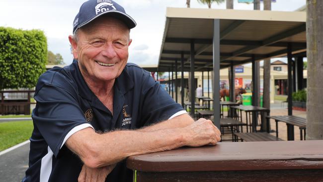 Magic Millions owner Gerry Harvey at the sales complex. Picture: Glenn Hampson.