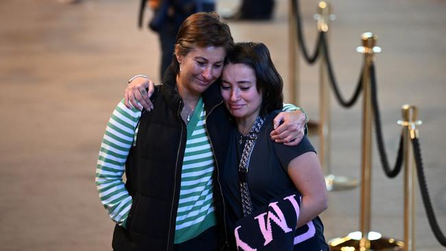 Both young and old were moved by the experience. Picture: Marco Bertorello/WPA Pool/Getty Images