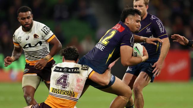 Eliesa Katoa bombed a try. Picture: Robert Cianflone/Getty Images)