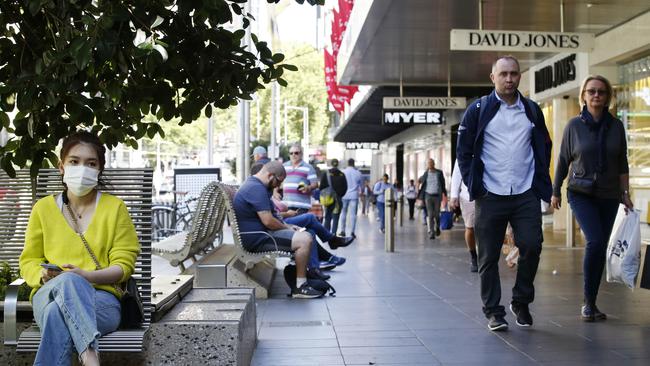 Myer is the last major national retailer to reopen its doors. Picture: David Caird