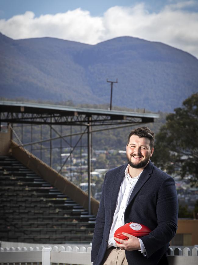 New Head of AFL Tasmania Damian Gill at the TCA Ground. Picture Chris Kidd