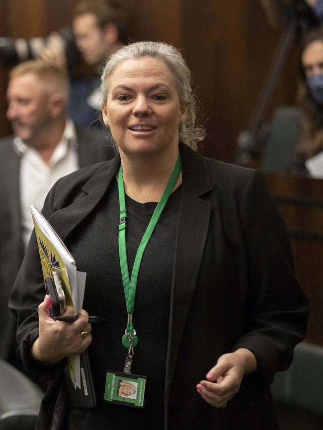 Rebekah Pentland is no longer part of the Jacqui Lambie Network. Picture: Chris Kidd