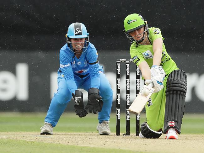 Heather Knight recorded the highest ever score by a Thunder player. Picture: Mark Metcalfe/Getty Images