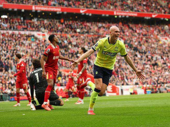Will Smallbone had given Southampton the lead early in the contest. Picture: Getty