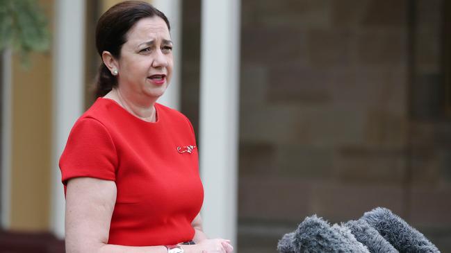 Instead of a budget, Premier Anastasia Palaszczuk is offering some form of ‘financial statement’’ of Queensland’s books this year. Pic Peter Wallis