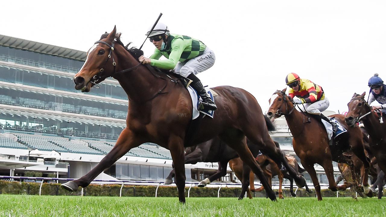 Warrnambool trainer Maddie Raymond has Group 1 races like the CF Orr or Futurity Stakes in mind when Turaath returns to racing early next year. Picture : Racing Photos via Getty Images.