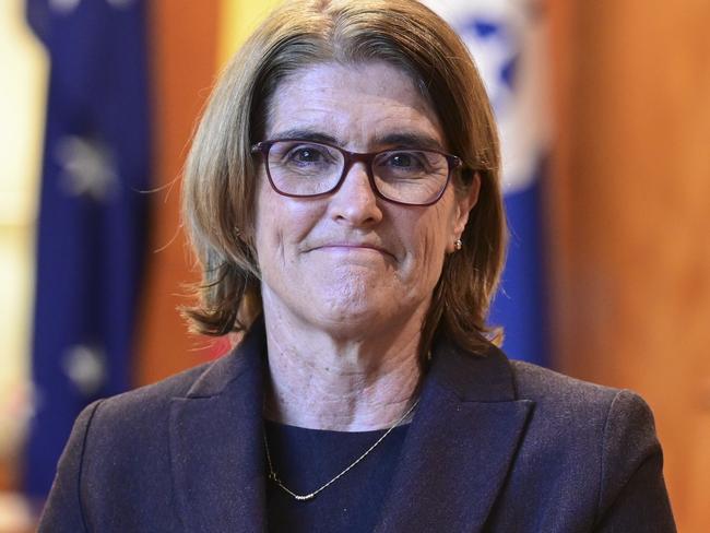 CANBERRA, AUSTRALIA, NewsWire Photos. JULY 14, 2023: Michele Bullock the Next Reserve Bank of Australia Governor at  Parliament House in Canberra. Picture: NCA NewsWire / Martin Ollman