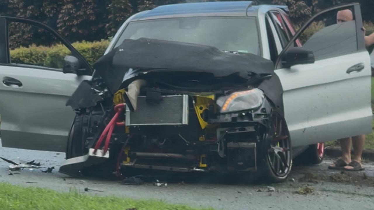 Mercedes ‘obliterated’ in Sunday morning crash