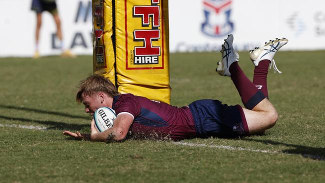 Action from the Queensland Reds v New South Wales Waratahs Under 19s clash. Pic credit: Kev Nagle.