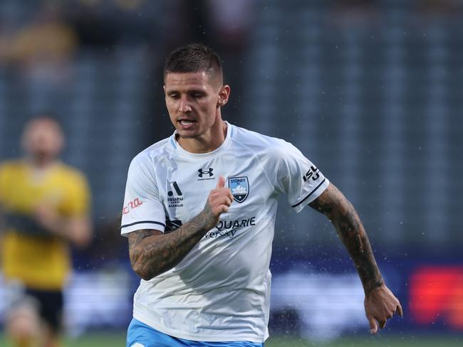 Sydney FC striker Patryk Klimala won’t play against Adelaide United on Friday night. Picture: Scott Gardiner/Getty Images