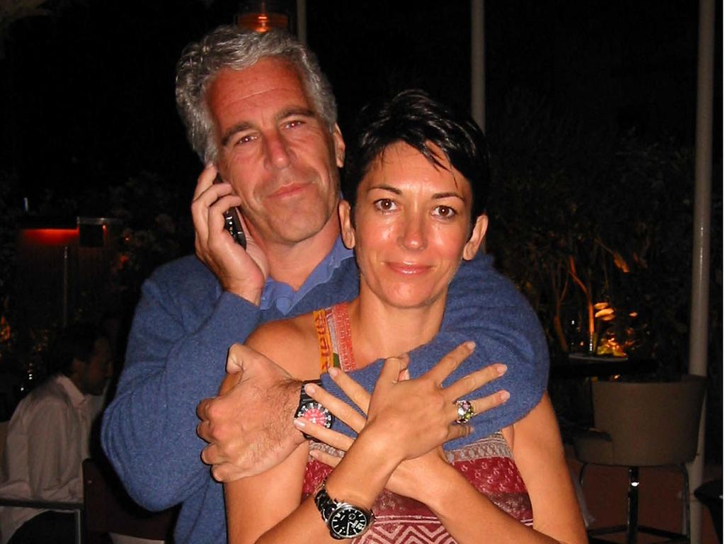 Accused sex trafficker Jeffrey Epstein and his former girlfriend Ghislaine Maxwell. Picture: AFP