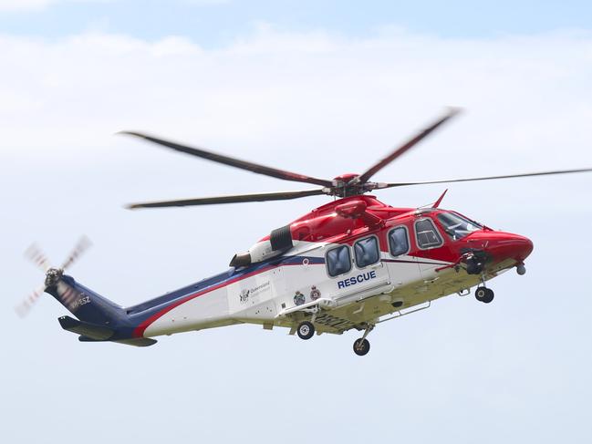 The Rescue 510 helicopter fleet is celebrating a 30,000 hours in the skies over Queensland.  Picture: Peter Carruthers