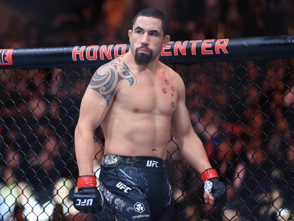 Robert Whittaker is coming back from a dislocated jaw. Picture: Sean M. Haffey/Getty Images