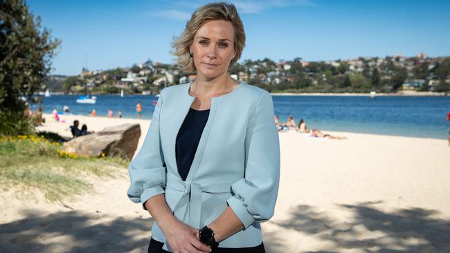 Independent MP Zali Steggall at Clontarf. Picture: Julian Andrews