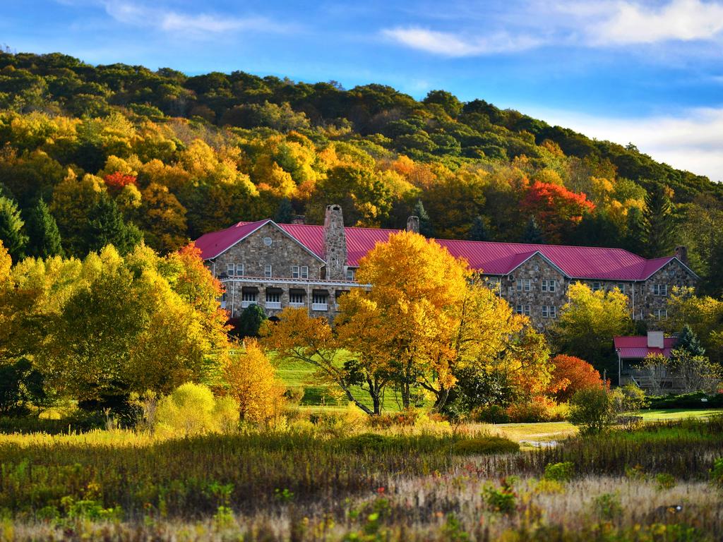 The Mountain Lake Lodge in Virginia is a bucket list destination for Dirty Dancing fans. Picture: Supplied
