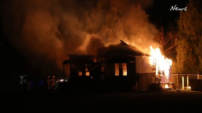 Sports club building destroyed in fire at Concord