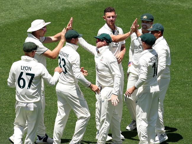 Australia insist they have a united dressing room – despite the heavy first Test defeat. Picture: Getty