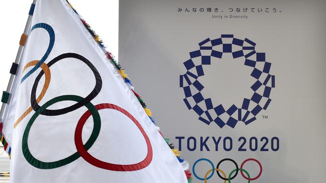 The logo of the Tokyo 2020 Games.