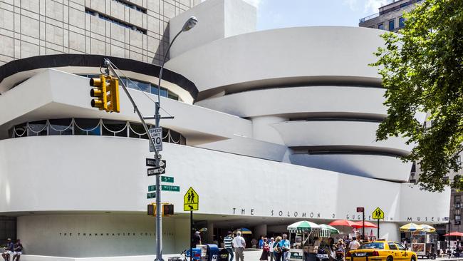 The Solomon R. Guggenheim Museum of modern and contemporary art in New York, designed by Frank Lloyd Wright. Picture: Istock