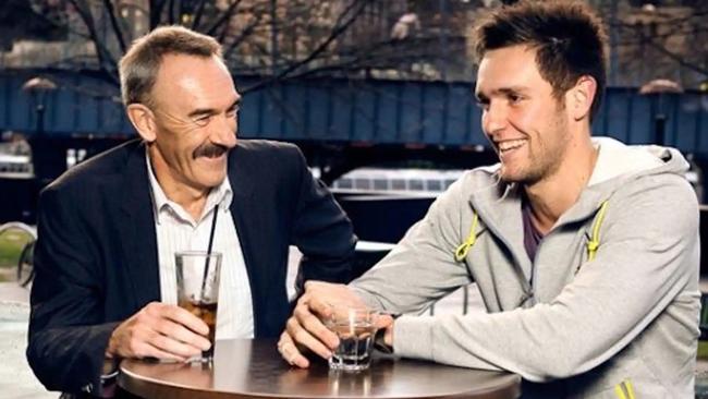 Ray Gunston with his son Jack. Picture: Supplied