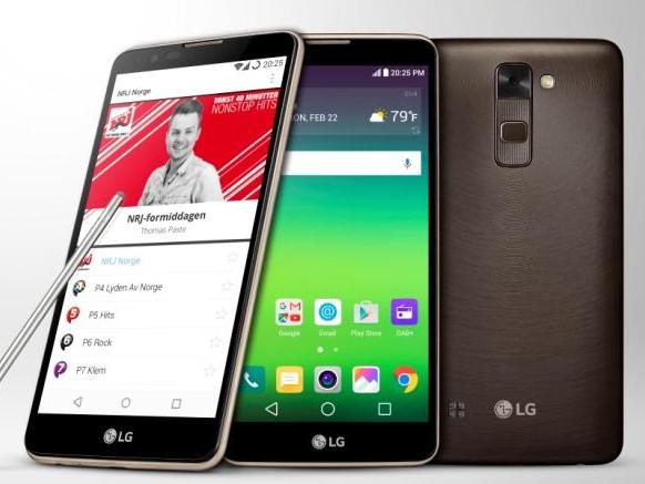 LG Stylus DAB+ smartphone lets users listen to digital radio.