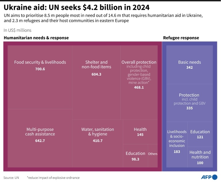 UN Seeks 4 2 Billion For Ukraine Aid In 2024 Townsville Bulletin   04233159e08fad76e2c4c00059365331