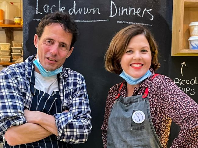 Mindful Baker’s Jackson Jones and Kate Fellowes. Picture: Supplied