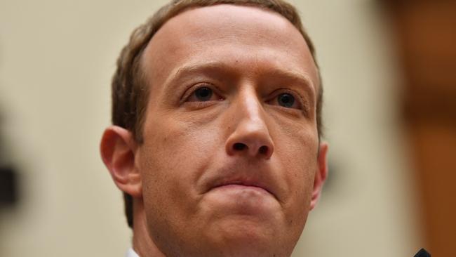 Facebook Chairman and CEO Mark Zuckerberg. Picture: Nicholas Kamm / AFP