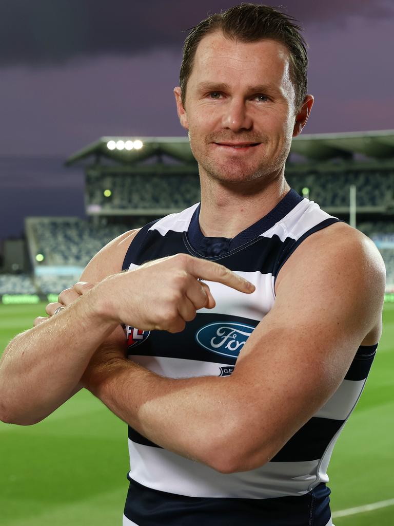 Patrick Dangerfield took part in a Herald Sun campaign to encourage Victorians to get vaccinated. Picture: Michael Klein