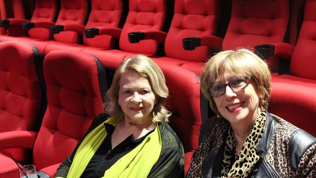 Residents enjoying the Gold Class movie theatre at Living Choice, Fullarton. Picture: Facebook