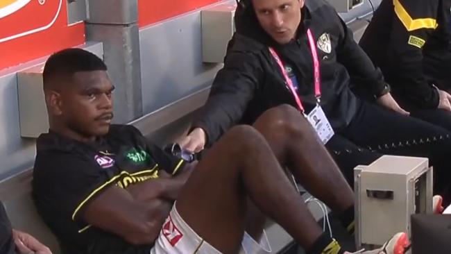 Maurice Rioli refused to pick up the phone after being subbed.