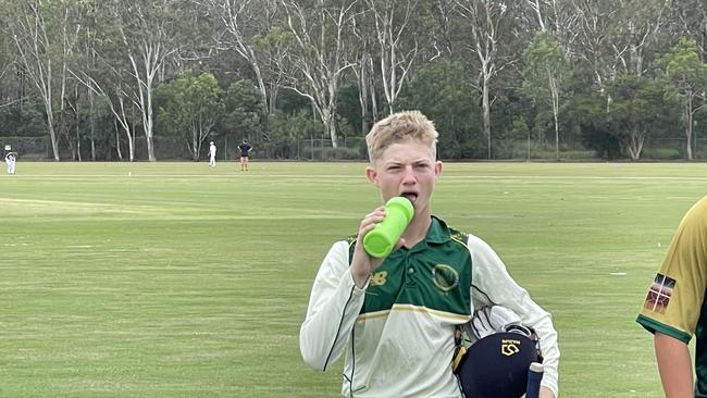 St Patrick's College batting ace Steve Hogan.