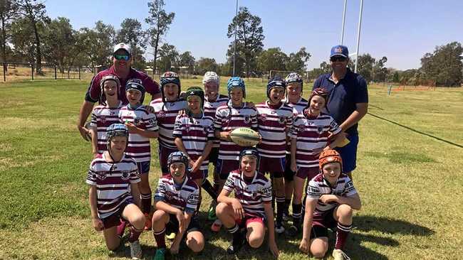 MULGA CUP TEAM: The Wandoan Wildcats team at the U11 Mulga Cup over the weekend. Picture: Teena Doherty