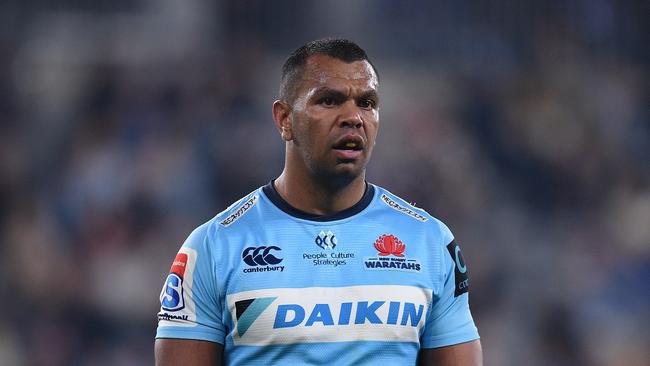 Kurtley Beale of the Waratahs looks on during the Round 17 Super Rugby match between the NSW Waratahs and the ACT Brumbies at Bankwest Stadium in Sydney, Saturday, June 8, 2019. (AAP Image/Dan Himbrechts) NO ARCHIVING, EDITORIAL USE ONLY