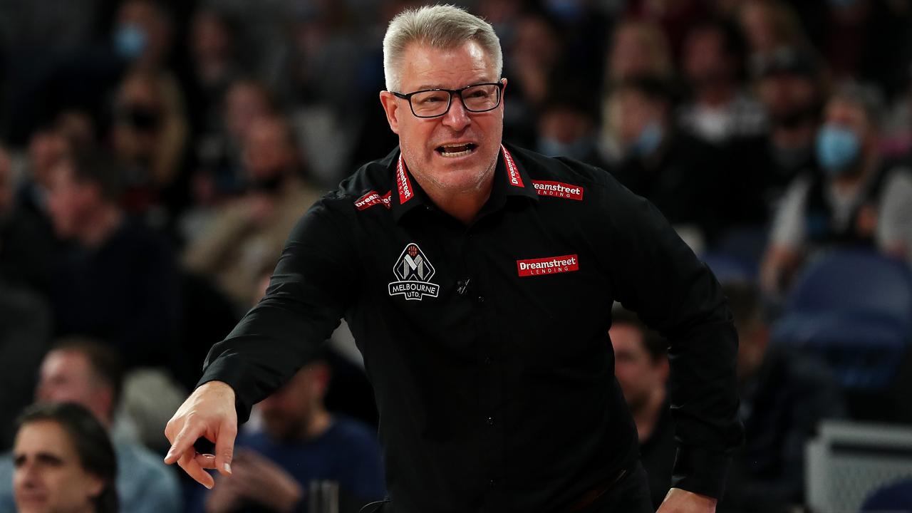 Melbourne United’s clean sweep in the grand final series handed Vickerman his third NBL title win. (Photo by Graham Denholm/Getty Images)