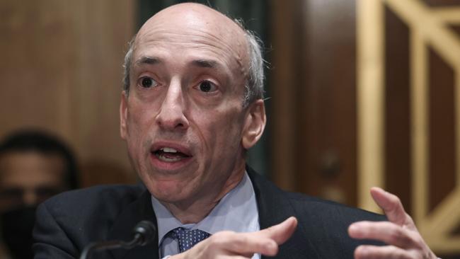 The SEC under Chairman Gary Gensler plans to offer changes to make the most-vulnerable subset of money-market funds less susceptible to investor runs. Picture: Bloomberg