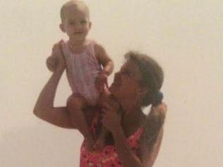 Dorothy Lee Barnett with daughter Samantha (born Savanna Lee Barnett) just before they fled USA in 1994.