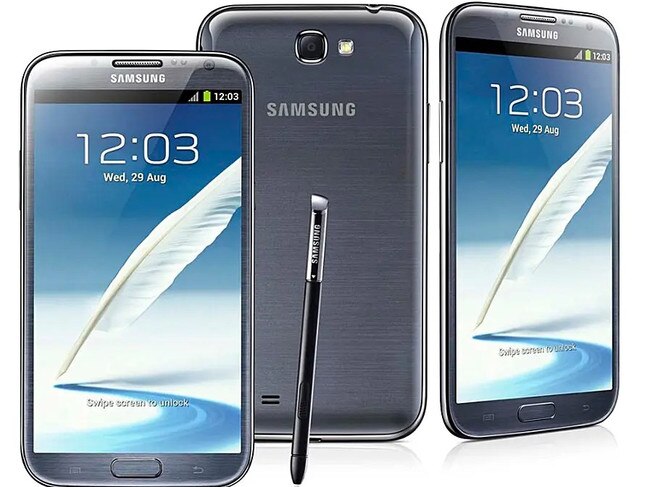 Samsung Galaxy Note II GT-N7100 is one of almost 50 devices that will be affected. Picture: Amazon.