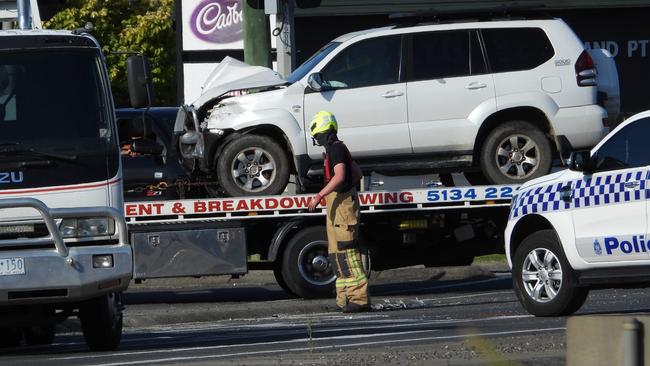 FRV crews assisted paramedics and police on scene. Picture: LVI&CA