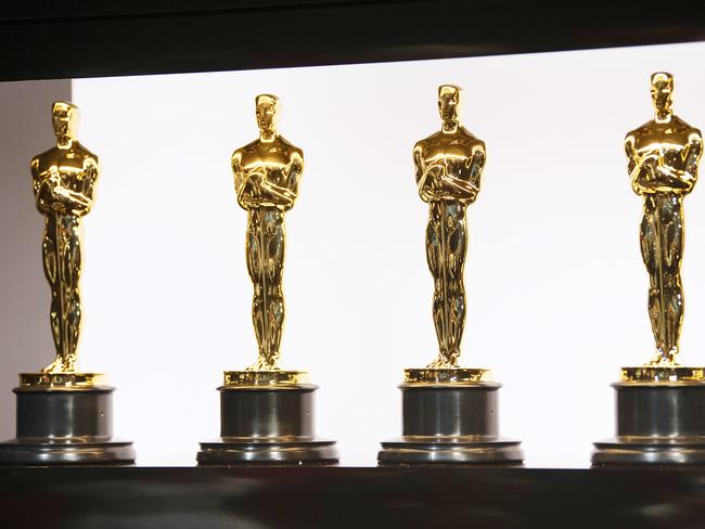 HOLLYWOOD, CALIFORNIA - FEBRUARY 09: In this handout photo provided by A.M.P.A.S. Oscars statuettes are on display backstage during the 92nd Annual Academy Awards at the Dolby Theatre on February 09, 2020 in Hollywood, California. (Photo by Matt Petit - Handout/A.M.P.A.S. via Getty Images)