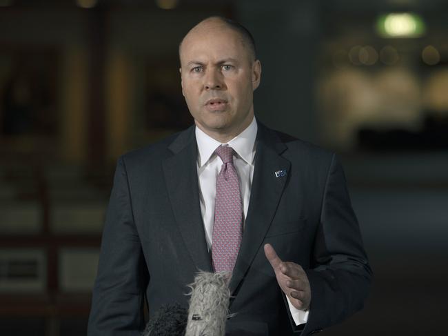 Treasurer Josh Frydenberg said more than seven million Australians would receive tax relief of more than $2000 this year. Picture: NCA NewsWire / Gary Ramage