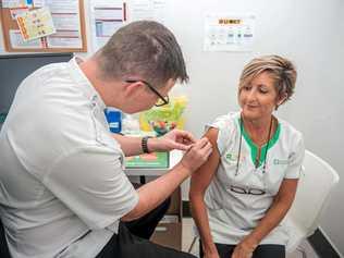 PREVENTION, NOT CURE: Visit the team at TerryWhite Chemmart for your annual flu shot. Picture: Rachel Vercoe