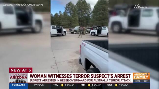 Arizona man connected to Australia terror attack arrested by FBI, witness captures the scene